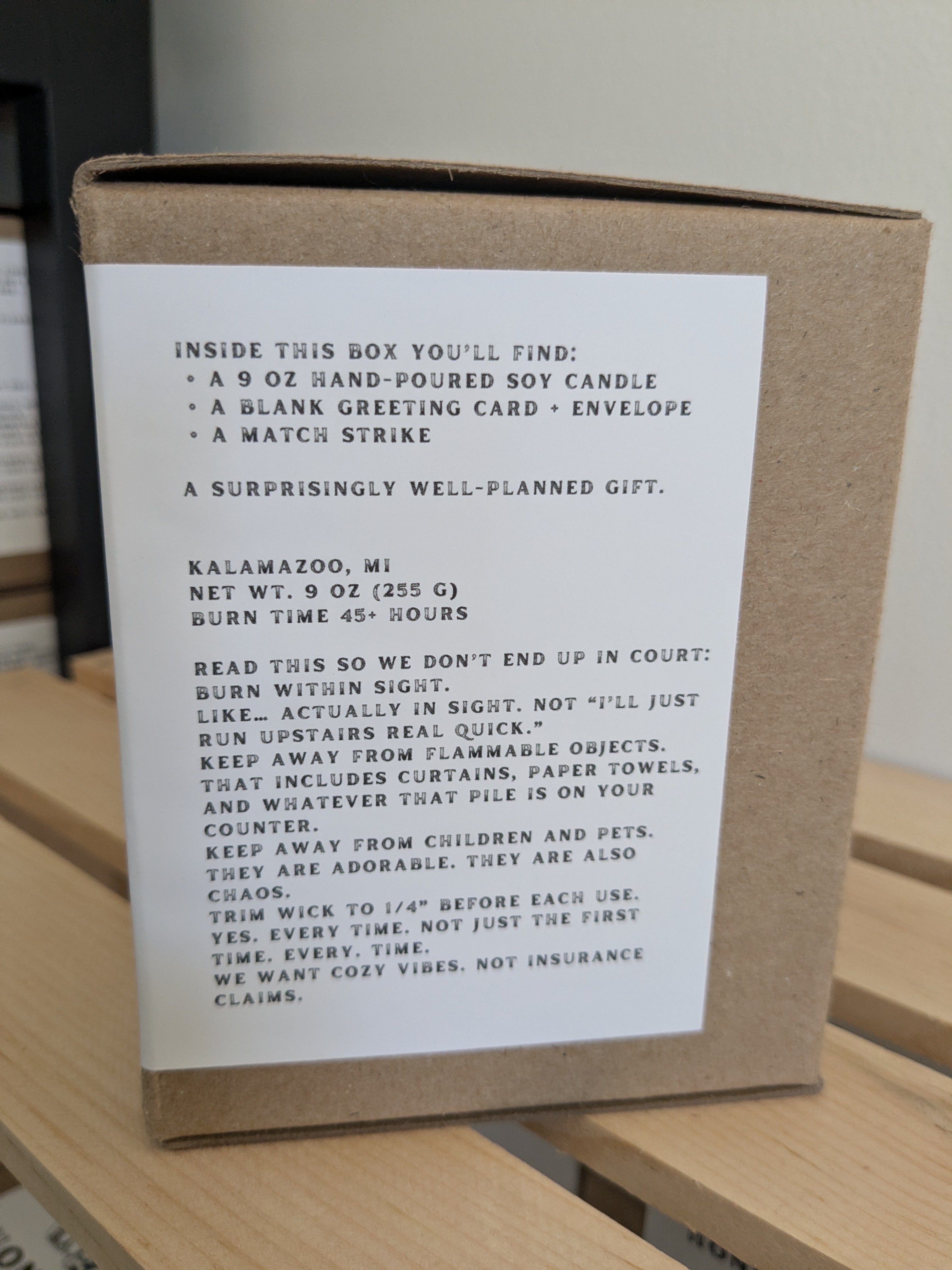 Dad candle - lawn clippings and getting lost - funny father's day gift