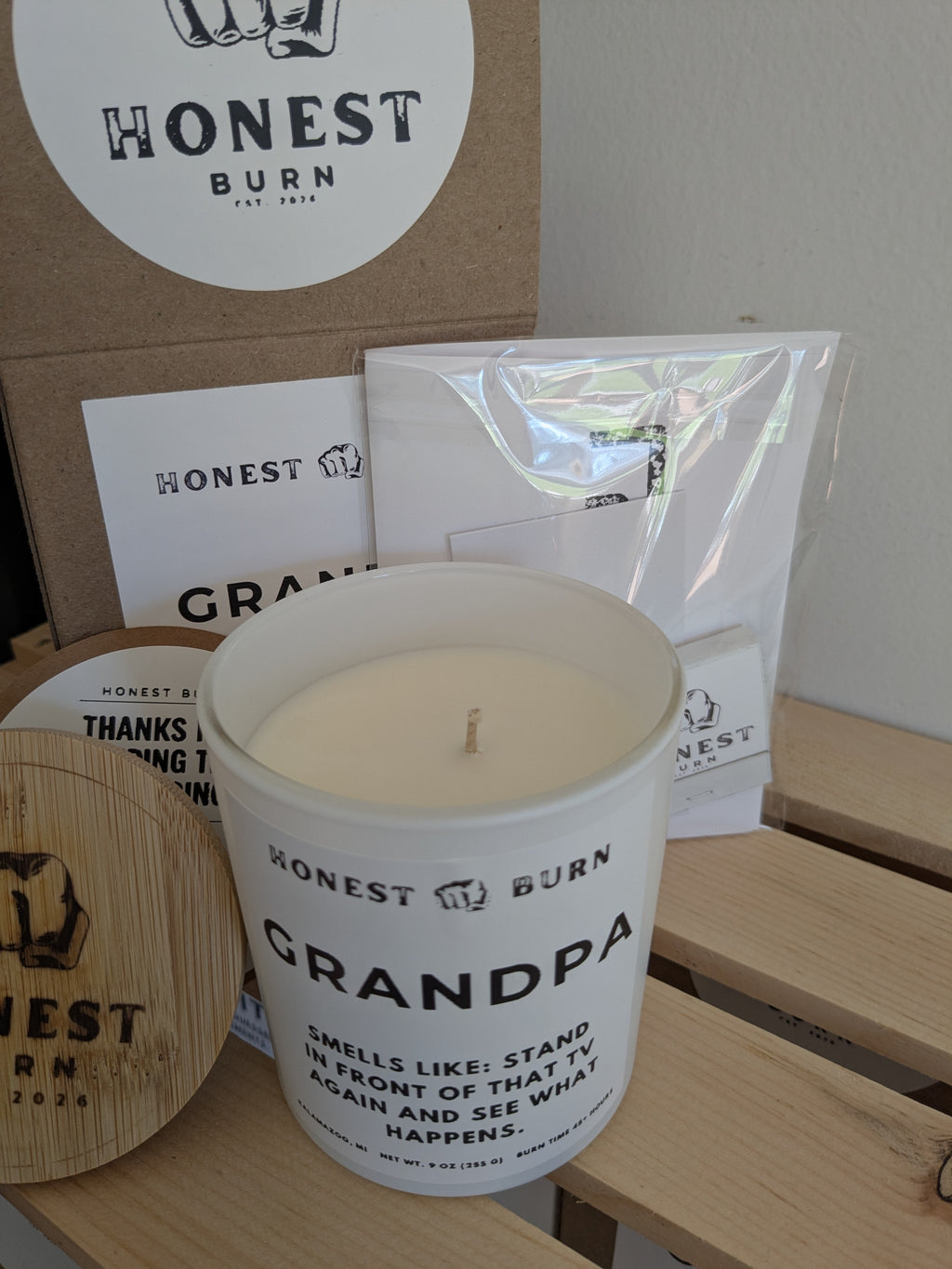 Grandpa candle - father's day gift