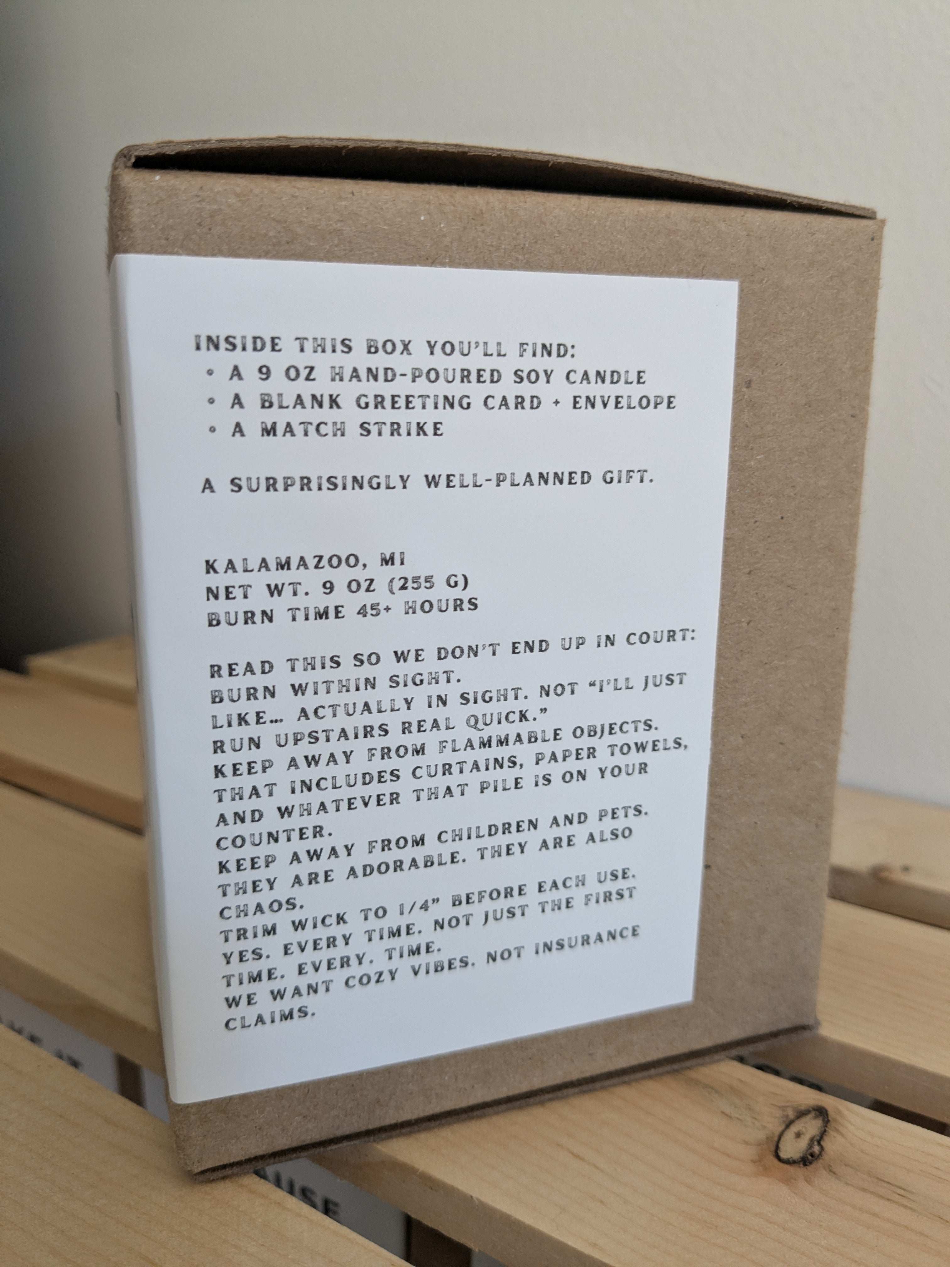 Dad Candle - Protective instincts and New Balance shoes - father's day gift