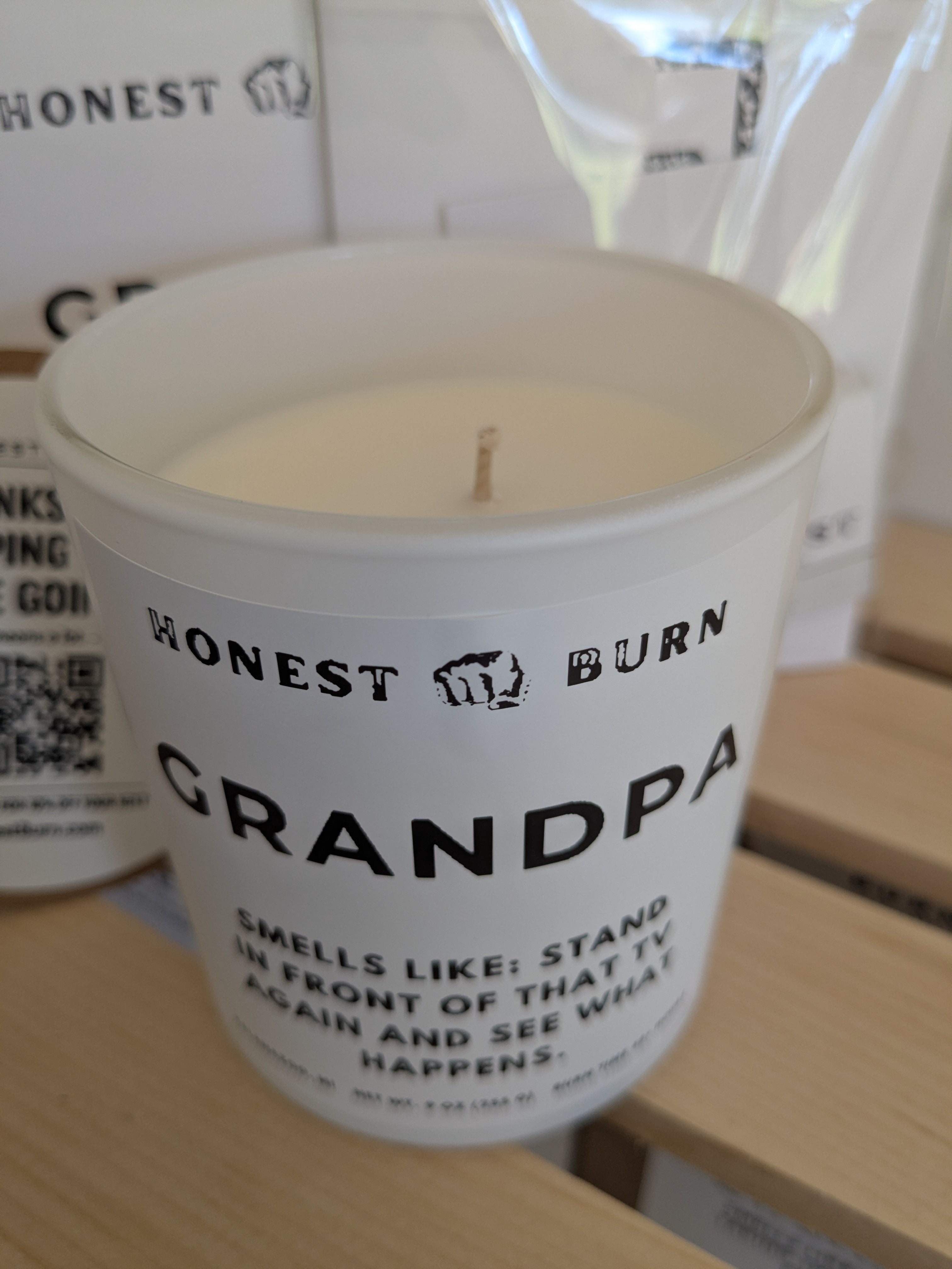 Grandpa candle - father's day gift
