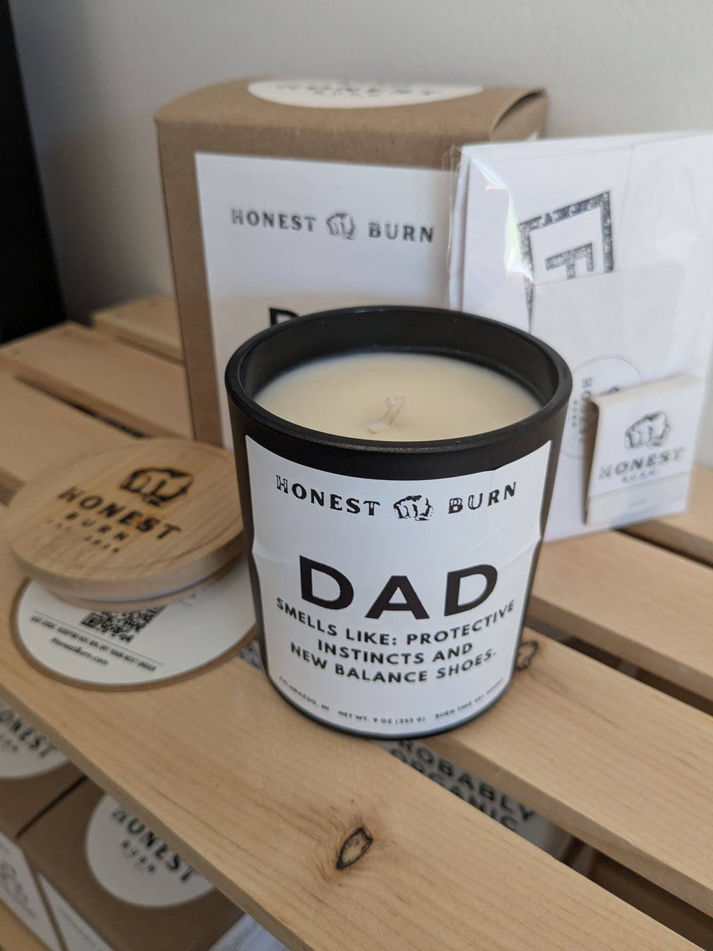 Dad Candle - Protective instincts and New Balance shoes - father's day gift