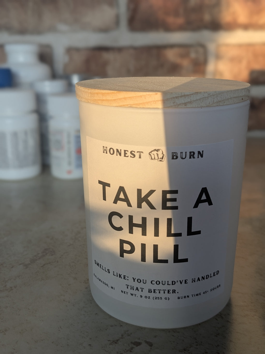 Take a Chill Pill - 9oz Soy Candle - Ready to Gift (Box & Card Included)