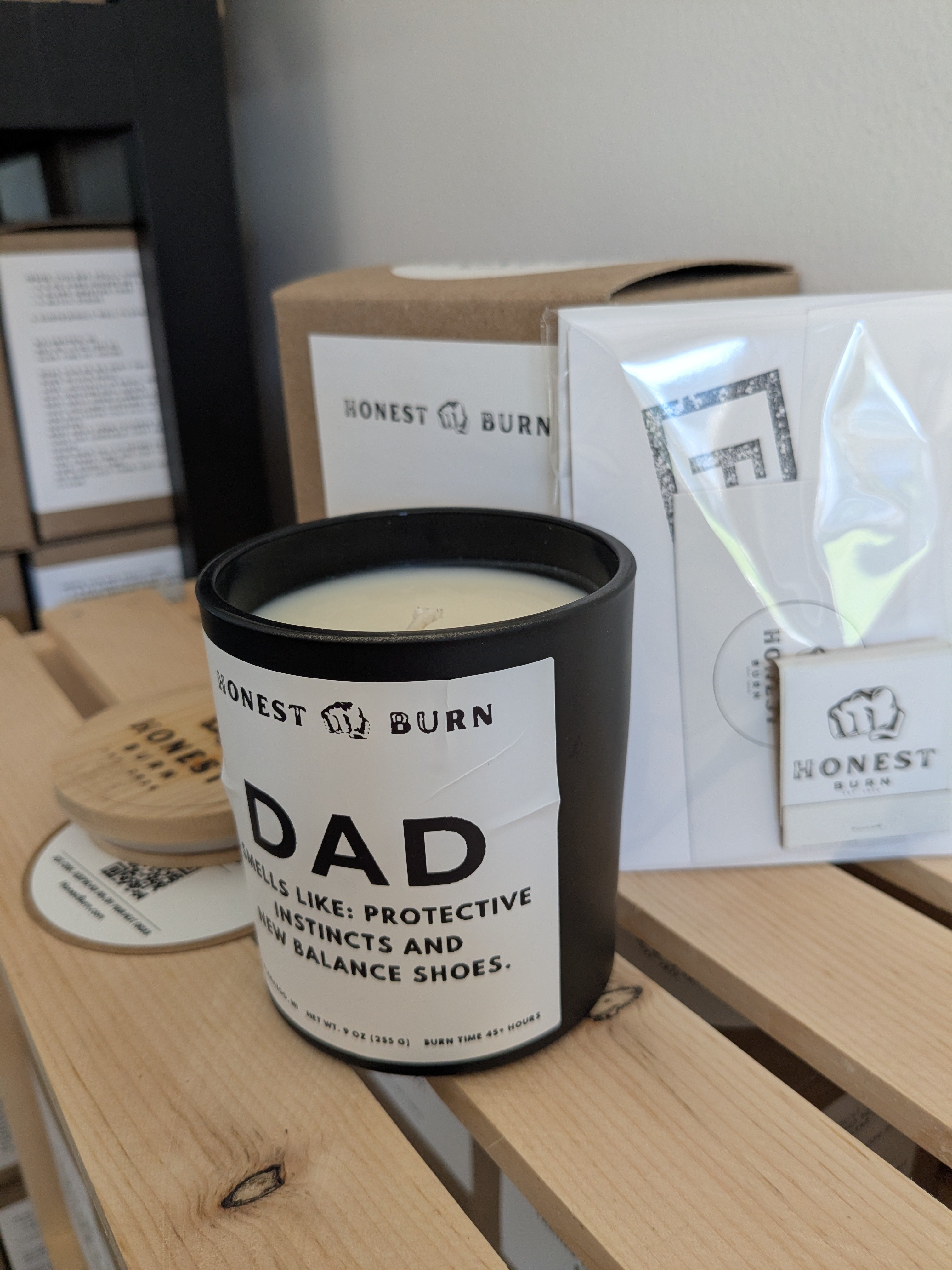 Dad Candle - Protective instincts and New Balance shoes - father's day gift