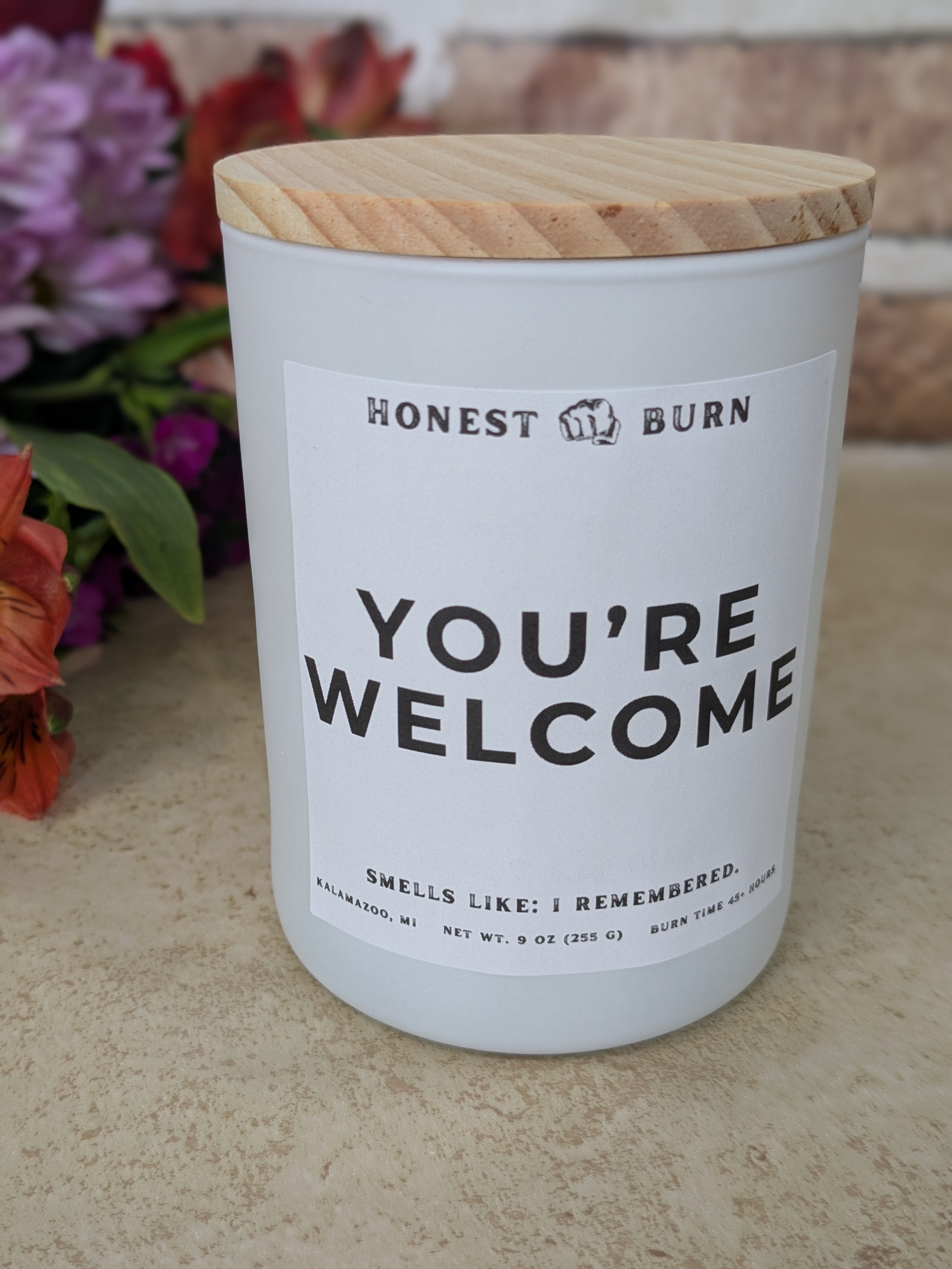 You're Welcome - 9oz Soy Candle - Ready to Gift (Box & Card Included)
