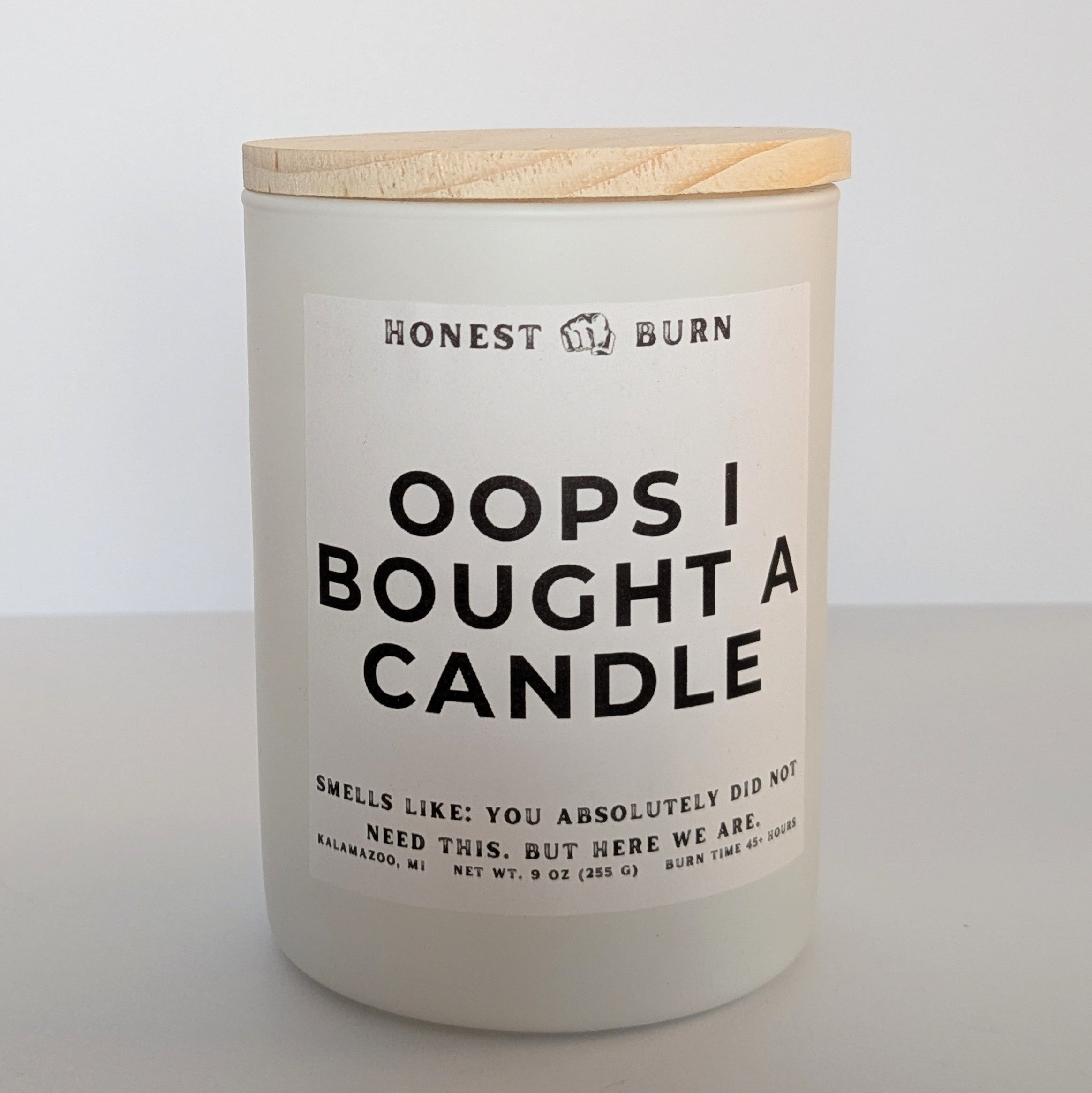 Oops I Bought a Candle - 9oz Soy Candle - Ready to Gift (Box & Card Included)