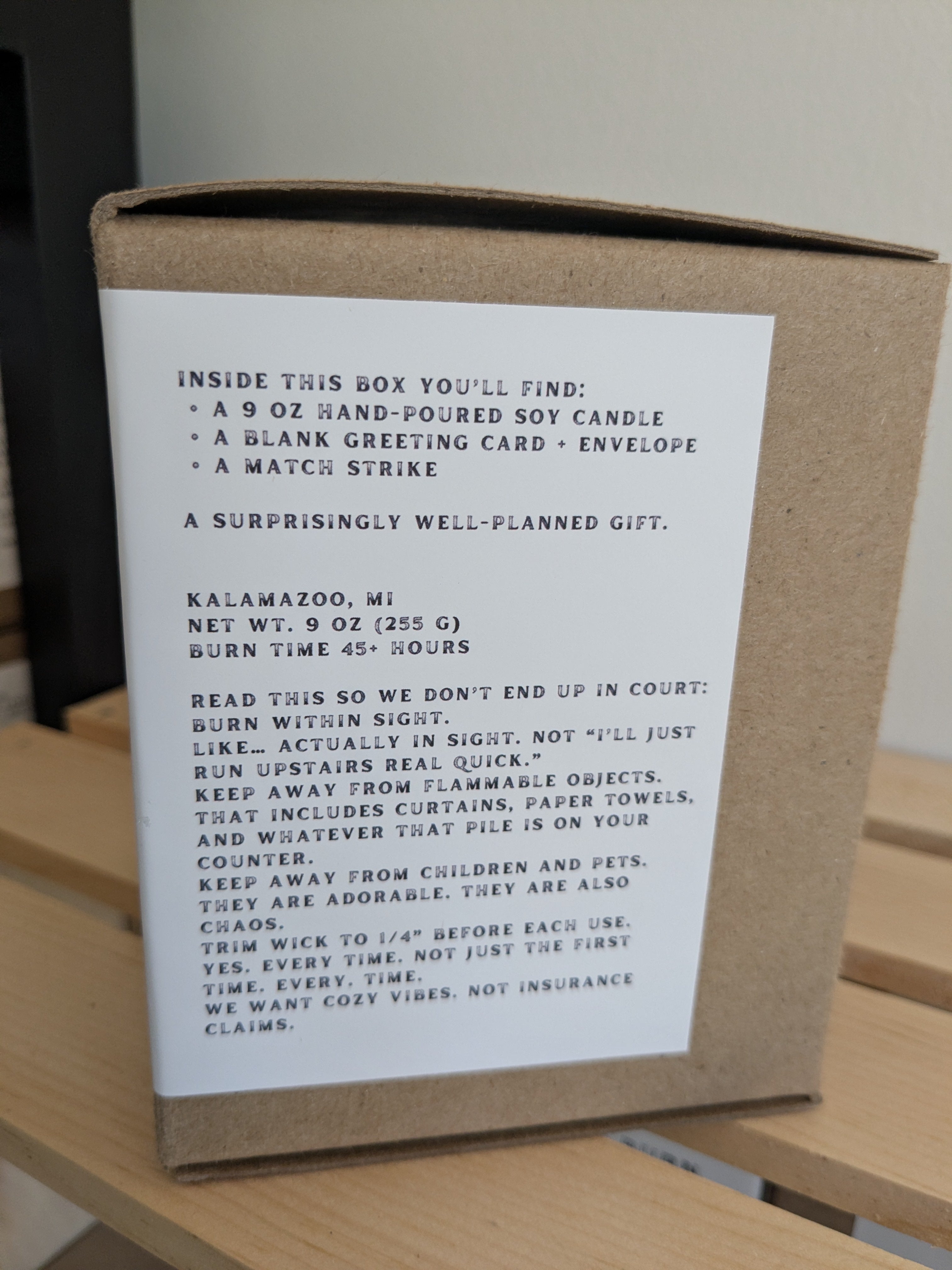 Grandpa candle - father's day gift