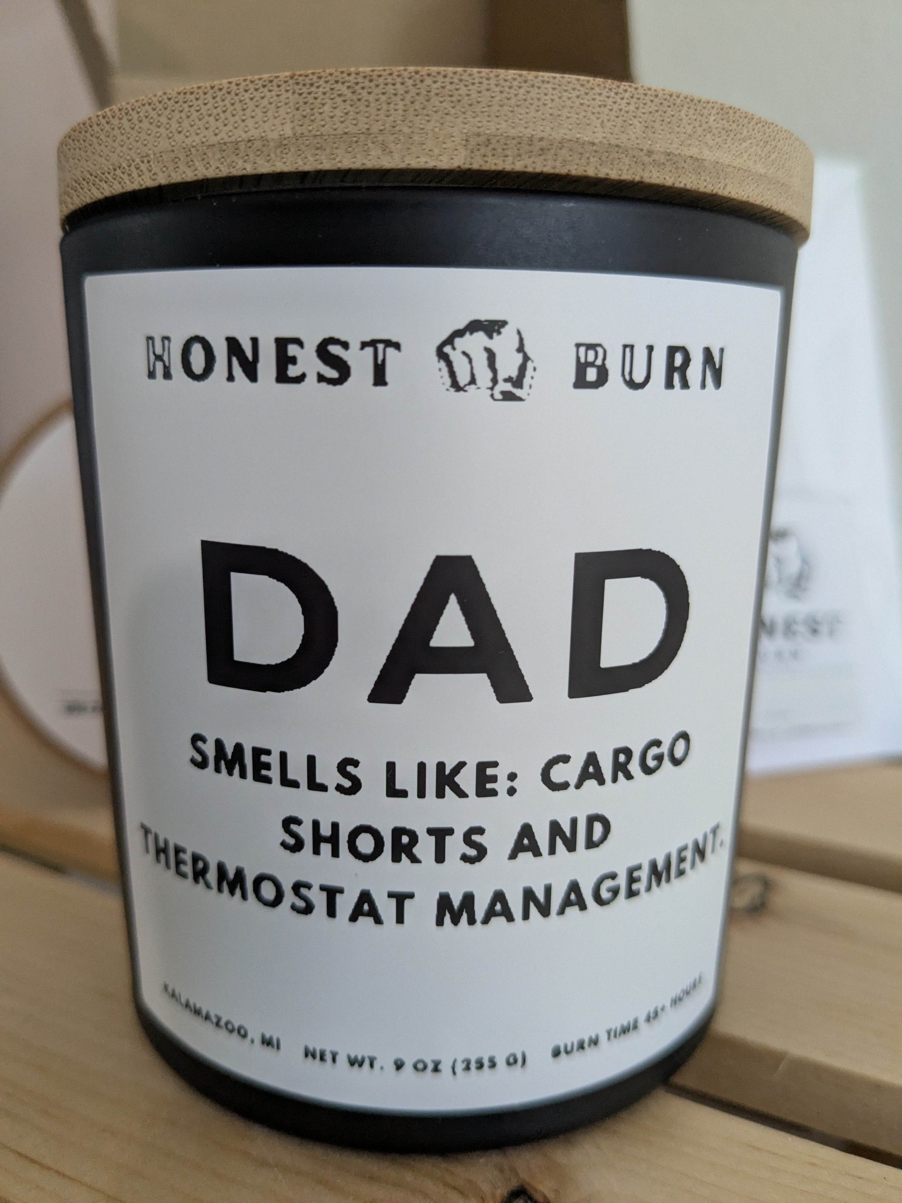 Dad: cargo shorts and thermostat management - Father's Day gift