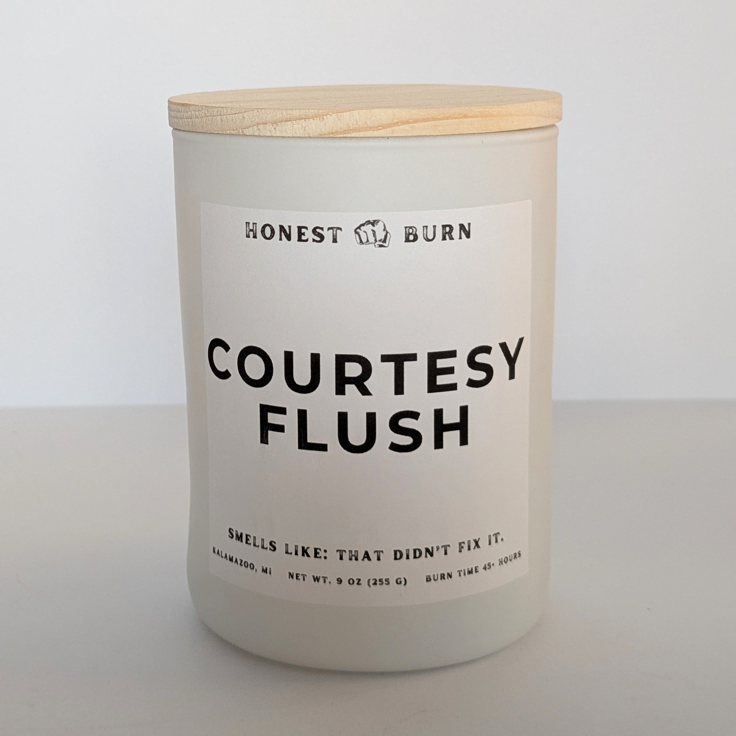 Courtesy Flush - 9oz Soy Candle - Ready to Gift (Box & Card Included)