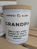 Grandpa candle - father's day gift
