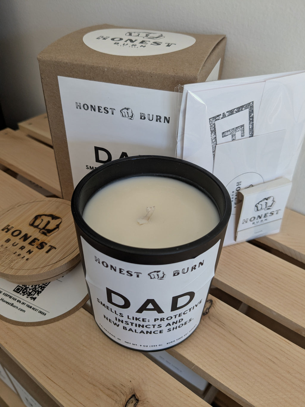 Dad Candle - Protective instincts and New Balance shoes - father's day gift
