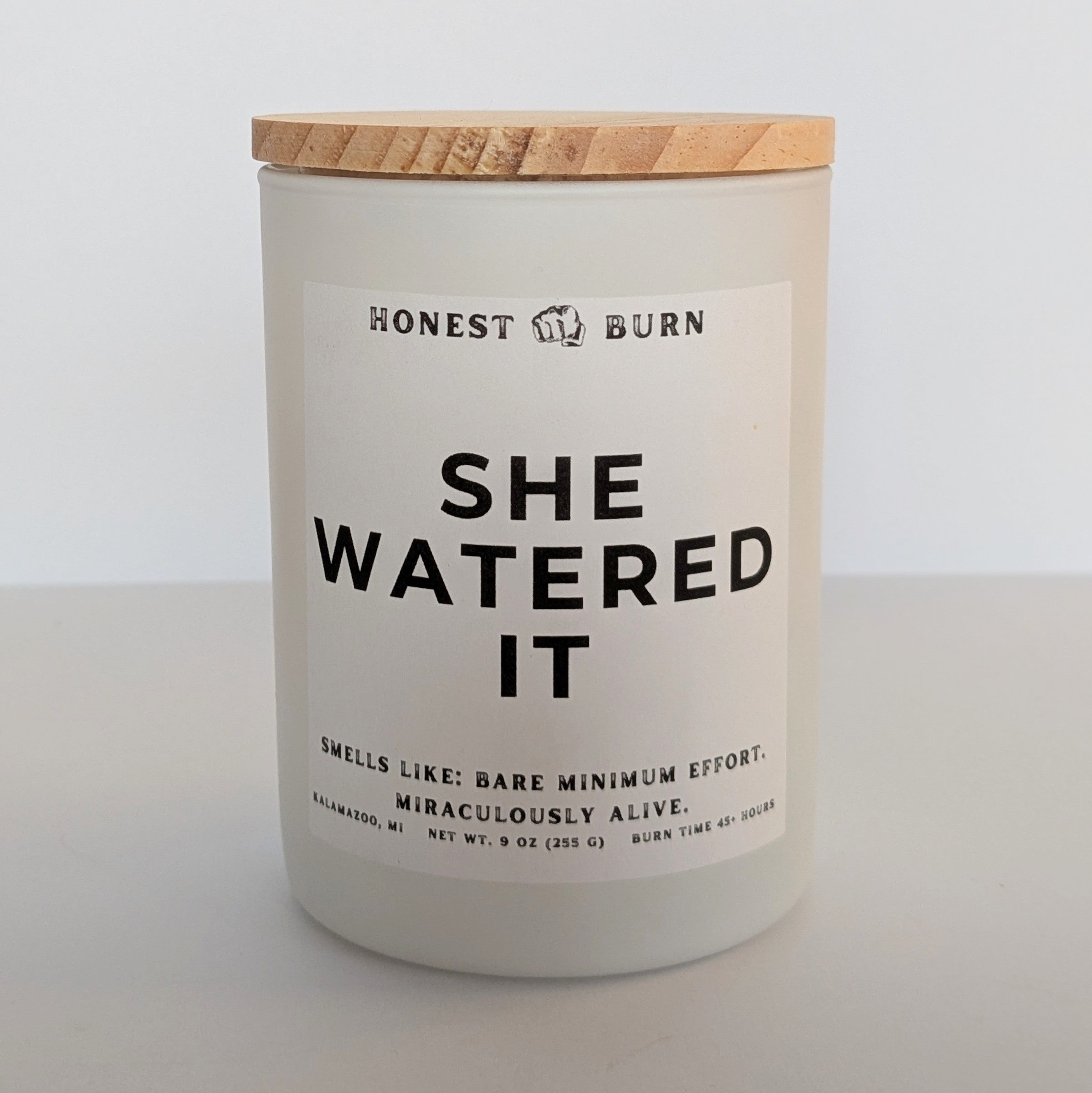 She Watered It - 9oz Soy Candle - Ready to Gift (Box & Card Included)