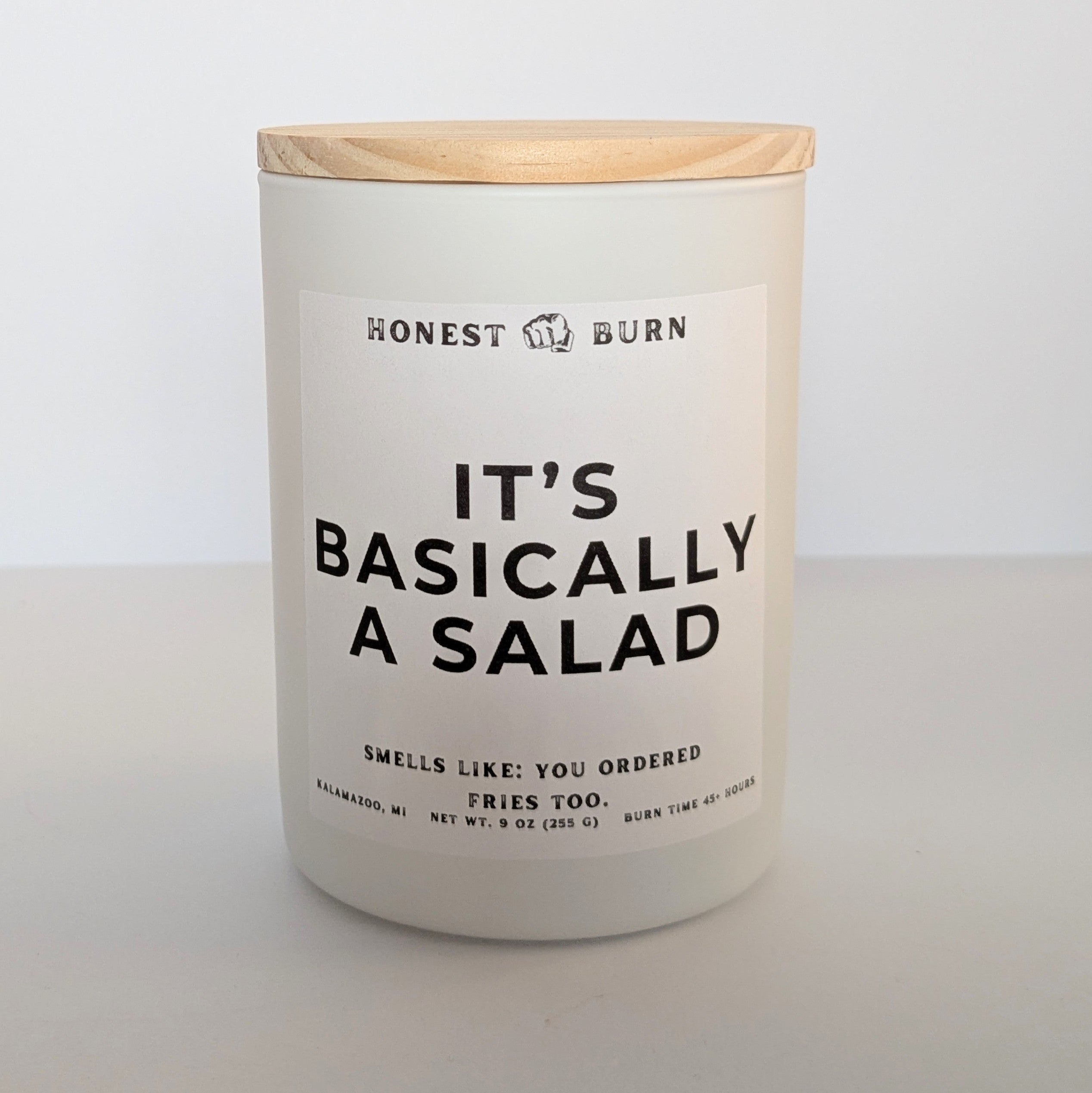 It's Basically a Salad - 9oz Soy Candle - Ready to Gift (Box & Card Included)